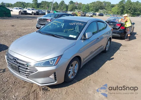 2020 Hyundai Elantra Sel из США, поврежденный, VIN 5NPD84LFXLH590099
